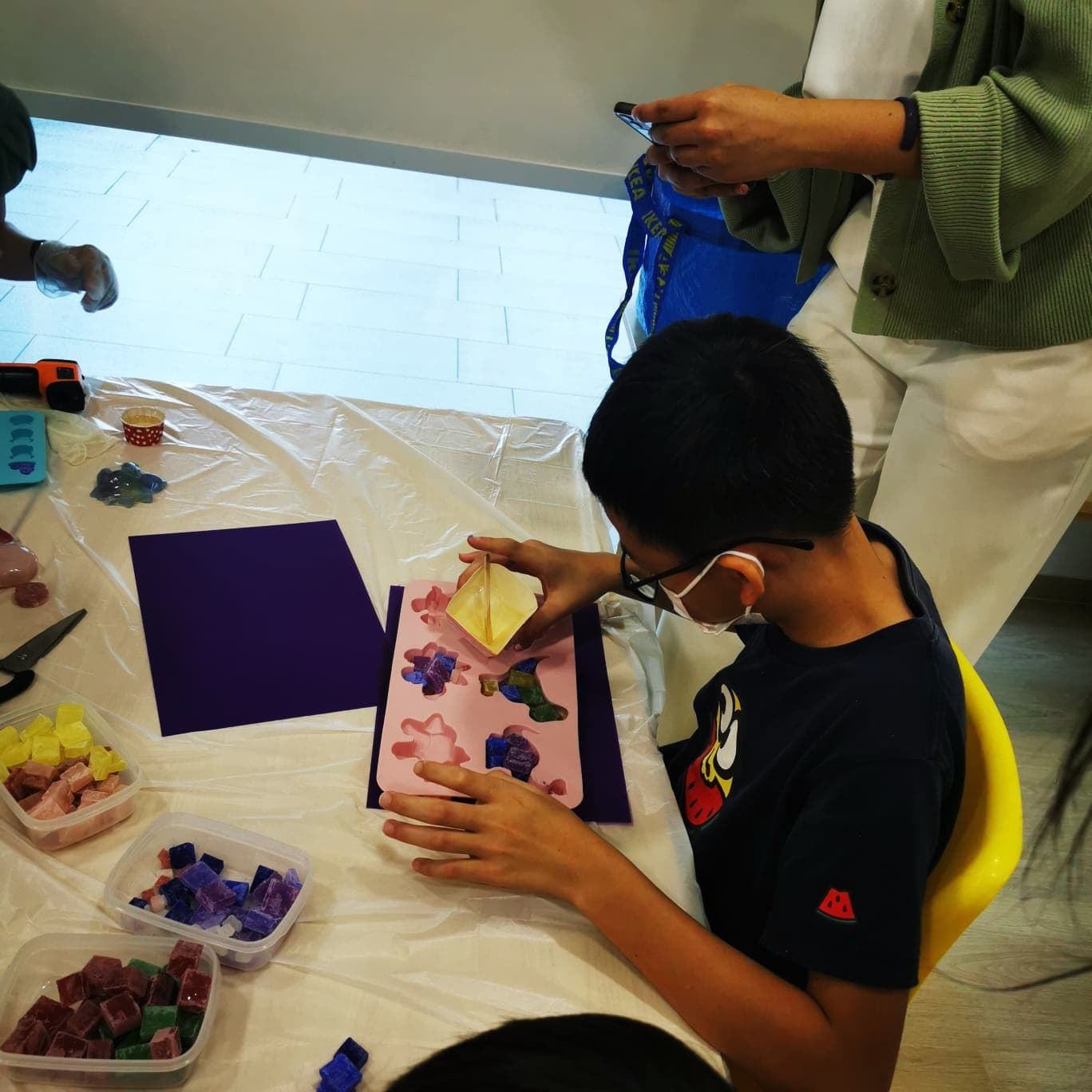 Melt and Pour soap making workshop for children